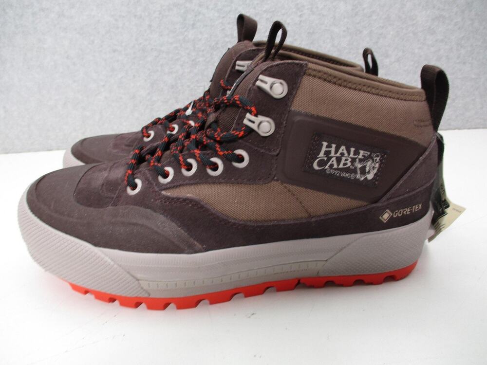 Vans Half Cab MTE GTX Shoes Womens Sz 8.5 Brown Waterproof Hiking Trail